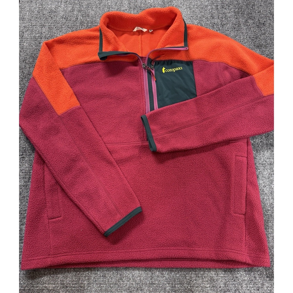 Cotopaxi Abrazo Jacket Half-Zip Fleece Hiking Colorblock Pile Men's XL